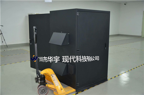 我司21號(hào)發(fā)貨浙江，為浙江某公司提供定制款恒溫恒濕戶外投影儀安裝柜(圖1)