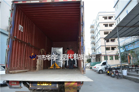 我司21號(hào)發(fā)貨浙江，為浙江某公司提供定制款恒溫恒濕戶外投影儀安裝柜(圖4)